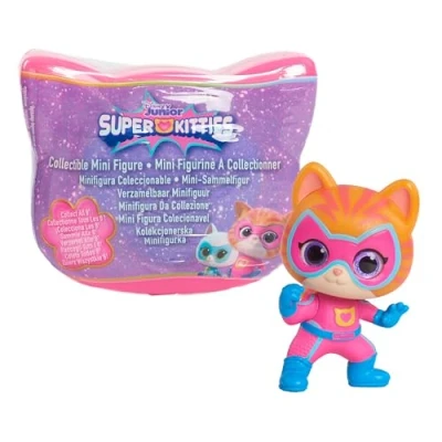 Imagen de Just Play Figuras coleccionablesSuperKitties, Serie 1 de Disney Junior, 3,8 a 5,6 cm Alto, Juguetes para niños Partir 3 años