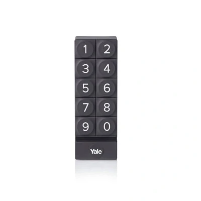 Imagen de Cerradura electrónica Yale Smart Keypad, Pilas incluidas, Bluetooth 4.0, Wi Fi, App Access, Negro