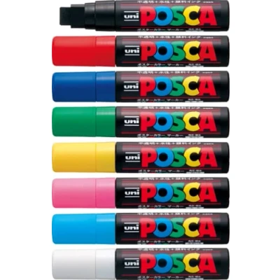 Imagen de Posca Uni PC 17K Llenos Gama Todos 8 Colores