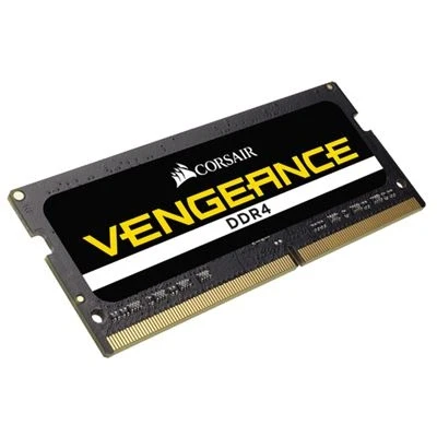 Imagen de Corsair Vengeance SODIMM 8GB (1x8GB) DDR4 2400MHz CL16 Memoria para Portátiles/Notebooks (Soporte Procesadores Intel Core™ i5 e i7 de 6ª Generación) Negro