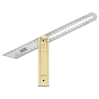 Imagen de Alyco Falsa Escuadra de Acero Inoxidable, Mango Aluminio, 250 mm 197398