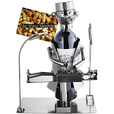 Imagen de BRUBAKER Soporte de botella Bier Escultura quirúrgico Incluye Tarjeta Regalo