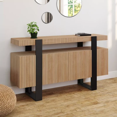 Imagen de Buffet 4 portes effet lattes