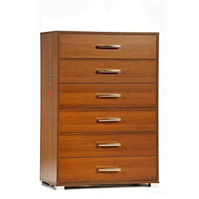 Imagen de LIBEROSHOPPING.eu LA TUA CASA IN UN CLICK Cómoda Grande con 6 cajones en PVC H118