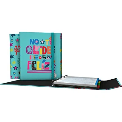 Imagen de Grafoplás Colección Sé Tú Carpeplús 4 Anillas A4 con Recambio, Hojas Cuadriculadas, 90 g, Paper, Multicolor