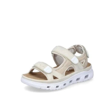 Imagen de Rieker 64074, Sandalia Mujer, Beige 60, 36 EU