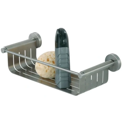 Imagen de Tiger Boston Cesta de Ducha Grande, Acero Inoxidable Cepillado, 36,5x9x13,7 cm