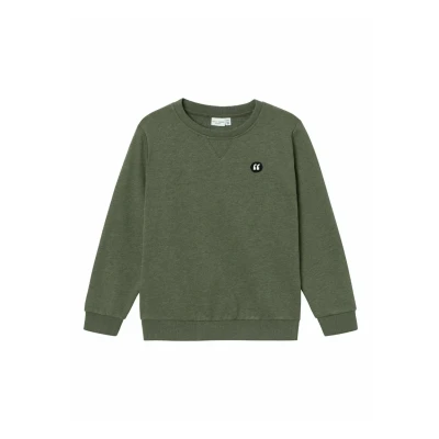 Imagen de NAME IT Nkmvimo LS Sweat BRU Noos Sudadera, Verde grisáceo, 146/152 cm para Niños
