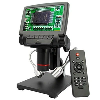 Imagen de Andonstar ADSM301 Microscopio digital de pantalla 5 pulgadas 1080P HDMI/AV para reparación herramienta soldadura bga SMT