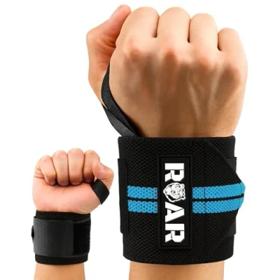 Imagen de Roar® Muñequeras Deportivas, Crossfit Hombre y Mujer, Gym Hombre, Wrist Wraps, Muñequera Crossfit, Gimnasio, Calistenia, Musculación, Halterofilia