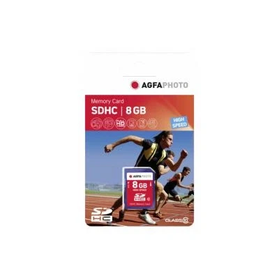 Imagen de Agfaphoto Tarjeta Sdhc 8gb Clase 10 / High Speed Mlc