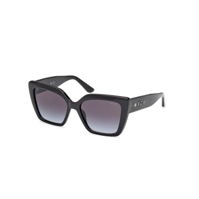 Imagen de Guess Gafas de sol Shiny black gradient smoke, Mujer, Talla: 55, smoke