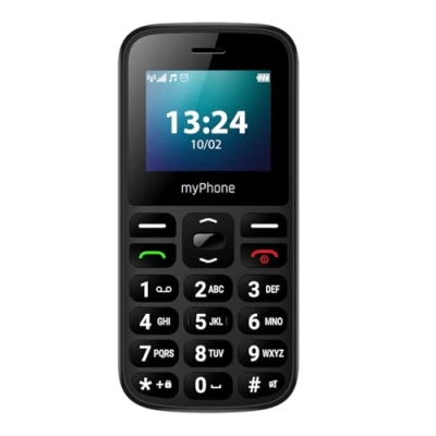 Imagen de Simple pulsador de teléfono myPhone Halo A LTE 4G Volte botón SOS, batería Gran Capacidad 800mah hasta 7 días con una Sola Carga, 128mb Unidad Dual SIM, Ideal para Personas Mayores