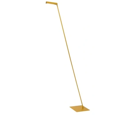 Imagen de Lucide Lámpara de pie LED Lavale, amarillo ocre, atenuable, altura 138 cm