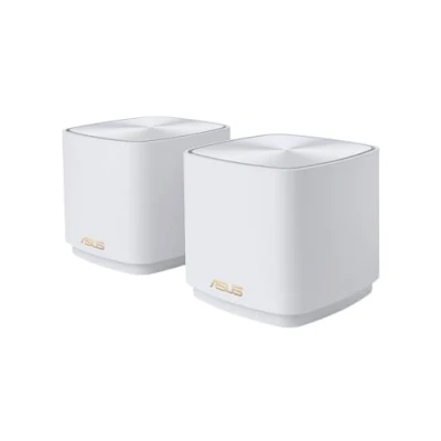 Imagen de Sistema WiFi Mesh ASUS XD5 (W 2 PK), pack, 3 Gbit/s, puertos Ethernet, Cobertura máxima, 325 m², Blanco