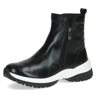 Imagen de CAPRICE 9 26204 41, Botines planos con cordones para Mujer, Negro (Black Nappa), 36 EU