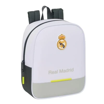 Imagen de Safta REAL MADRID EQUIPACIÓN 25/26 Mochila Infantil, Niño, Escolar, Adaptable a Carro, Ideal para Guardería, Cómoda y Versátil, Calidad Resistencia, 22x10x27 cm