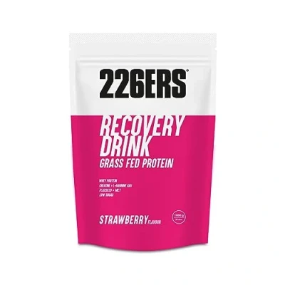 Imagen de 226ERS Recovery Drink Recuperador Muscular con Proteína Whey, Creatina, Hidratos, Triglicéridos y L Arginina, Sin Gluten, Fresa 1 kg