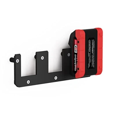 Imagen de NewGround Designs Soporte de pared para pilas Metabo 18 V, incluye tornillos y tacos