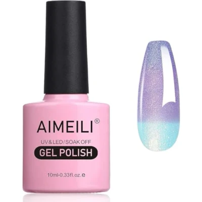 Imagen de AIMEILI Chameleon Gel Esmalte de Uñas, Brillante Soak Off UV/LED para Salón Uñas DIY Home, Fácil Aplicar 10ml 003