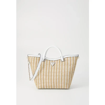 Imagen de Guess Atalia TOTE Bolso de mano, Mujer, Talla: One Size, Natural/white