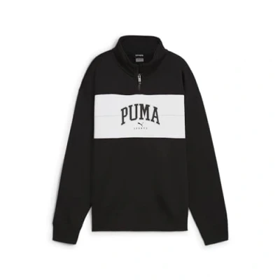 Imagen de Puma Squad MIT Viertellangem Reissverschluss Sudadera, Mujer, Talla: XL, Black