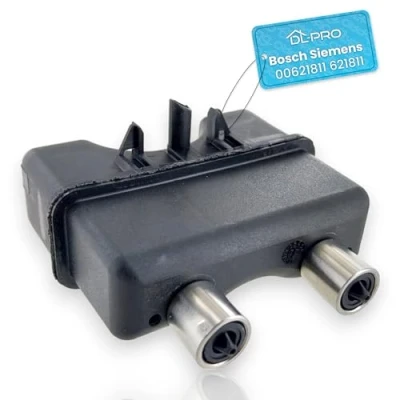 Imagen de DL pro Distribuidor de salida café doble para cafetera Siemens Bosch EQ5 VeroCafe 00621811 621811, boquilla negra