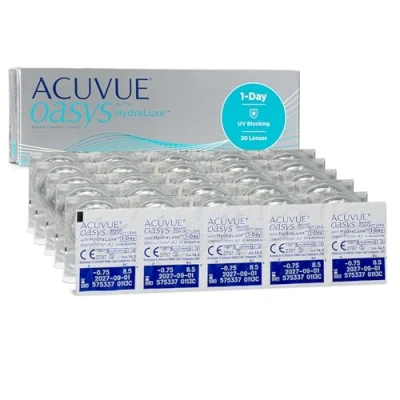 Imagen de ACUVUE® OASYS 1 DAY con tecnología HydraLuxe™ Reemplazo Diario protección UV 30 lentes