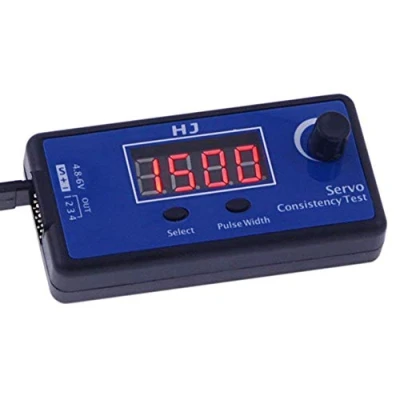 Imagen de DollaTek Digital Servo Tester, Controlador de Velocidad del comprobador consistencia ESC para RC Helicóptero Avión Coche Motor Acelerador Pantalla