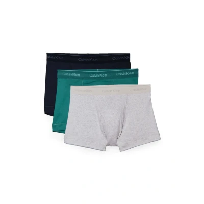 Imagen de Calvin Klein Underwear Trunk 3 PACK Culotte, Hombre, Talla: Medium, Shoreline/snow heather/ lively teal