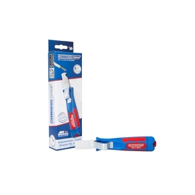 Imagen de Weicon Pelacables Nº 4 28 H, Profundidad de Corte mm con Hoja Gancho, Rojo/Azul, 185