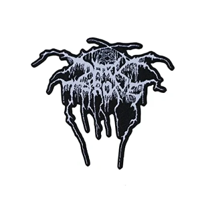 Imagen de Razamataz Darkthrone Parche con logo de corte (9,5 x 8,6 cm), multicolor, Talla única