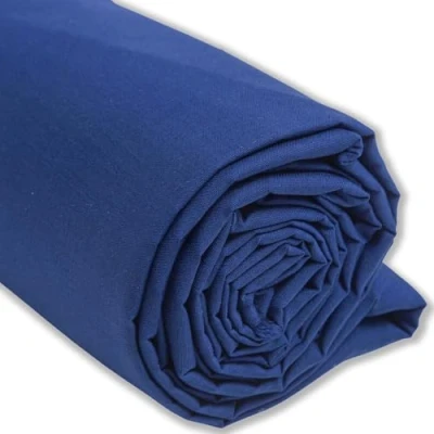 Imagen de IPEA Tela de Popelín Algodón Azul 200 cm x 150 Fabricado en Italia Tejido al Metro para Costura, Ropa, Forros, Accesorios, Patchwork Lisa Coser Lienzo