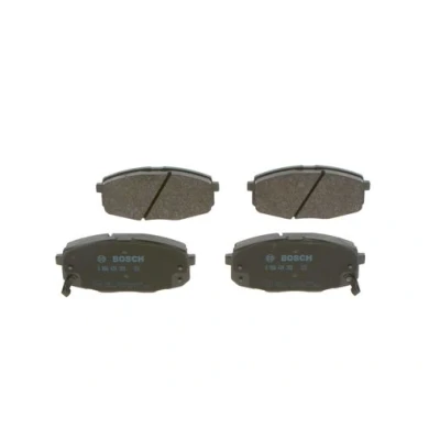 Imagen de BOSCH 0 986 424 393 Juego de pastillas freno Low Metallic con sensor desgaste incorporado