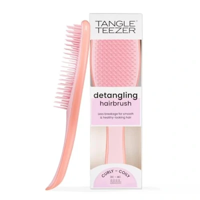 Imagen de Tangle Teezer Cepillo desenredante naturalmente rizado para cabello 3C a 4C, melocotón y rosa