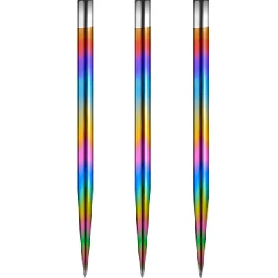 Imagen de Mission Glide puntos para dardos (repuesto de suaves), arco iris, 40 mm.
