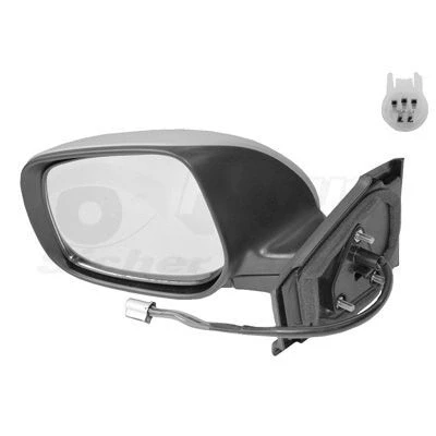 Imagen de espejo retrovisor Van Wezel 5432807 izquierda imprimado completo, convexo, para ajuste elect. espejo, calefactable TOYOTA: Yaris II Hatchback