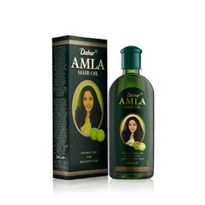 Imagen de Dabur Amla Aceite Capilar 3 Recipientes de 200 ml Total: 600