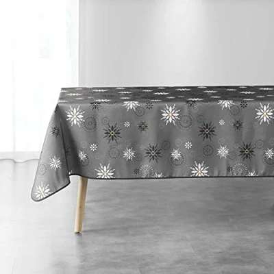 Imagen de Douceur d&#039;Intérieur ENCHANTE Mantel Rectangular, Antracita, 150 x 240 cm