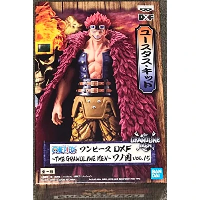 Imagen de Banpresto Figura de Acción One Piece DXF The Grandline Men Eustass Multicolor 17cm BP17979