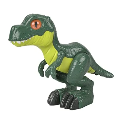 Imagen de Fisher Price Imaginext Jurassic World 3 T Rex XL Dinosaurio articulado de Juguete para niños +3 años (Mattel GWP6)