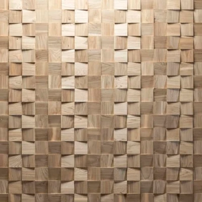 Imagen de Wooden Wall Design model Dominus Revestimiento de pared madera roble natural con aspecto 3D (1 m2)