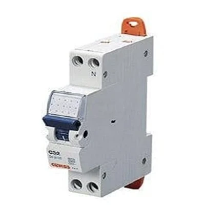 Imagen de Gewiss mtc 45 Interruptor magnetico compuerta 1 polo+neutro c32 4,5ka módulo