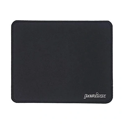 Imagen de Perixx DX 1000M Alfombrilla antideslizante de ratón con base goma Para cable o inalámbrico Tamaño M 250x210x2 mm. Color negro