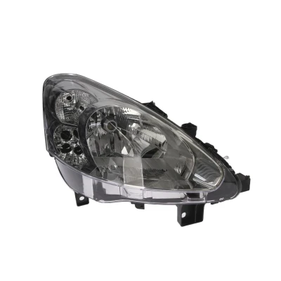 Imagen de ABAKUS 550 1155RMLD EM Faros derecha H4 transparente con servomotor para reg. alcance luces P43t PEUGEOT: Partner II Tepee, Furgón