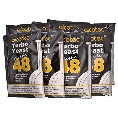 Imagen de 8 x Alcotec Turbohefe Classic 48h 20% alcohol en 5 días