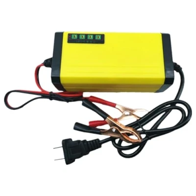 Imagen de Cargador y Mantenedor de batería 12v, Auto Lento para Coche Desulfatador Baterías con Interfaz Inteligente Eléctrico,