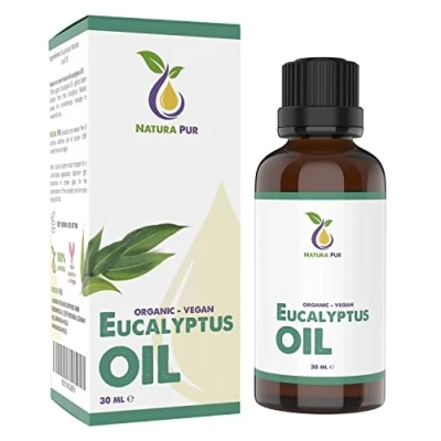Imagen de Aceite de eucalipto 30ml 100% puro, vegano Eucalyptus Oil (aceite hoja radiata) esencial para difusor aromas
