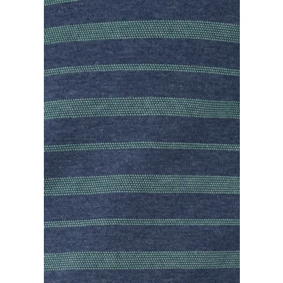 Imagen de Damart Pijama termolactil de malla jersey, azul a rayas, XL