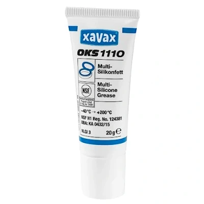 Imagen de Xavax oks 1110 grasso al silicone sigillante e lubrificante, 20 gr, bianco